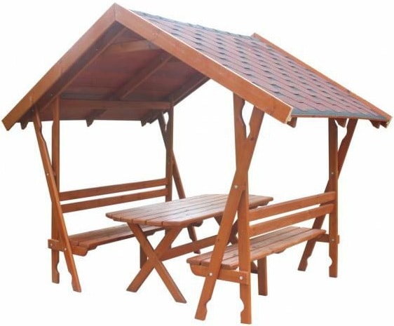 wooden arbours